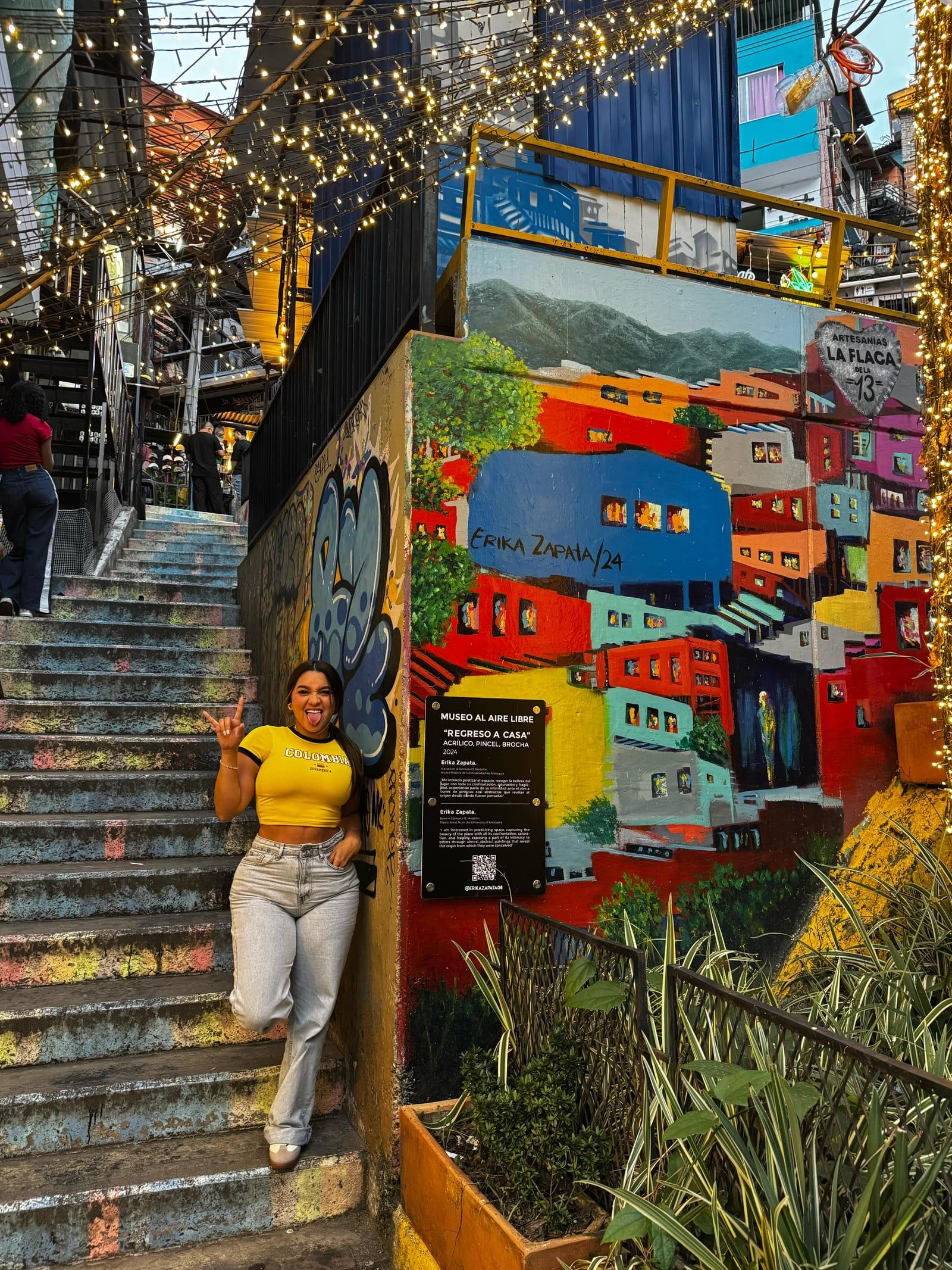 Besucherfoto der Comuna 13 Tour